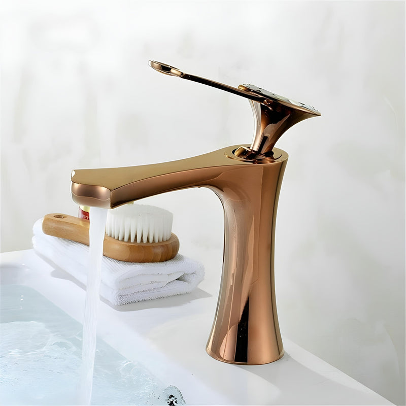 Torneira Para Banheiro Monocomando Com Cristal Reale