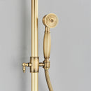 Chuveiro Vintage Com Torneira e Misturador Bronze Antigo Spark