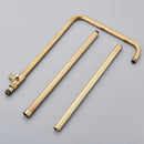 Chuveiro Vintage Com Torneira e Misturador Bronze Antigo Spark