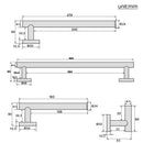 Acessórios Para Banheiro Inox Cromado Belfor Homedeccori