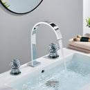 Torneira Duplo Comando Banheiro Lux Cristal