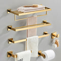 Acessórios para Banheiro Dourado Inox Shine Homedeccori
