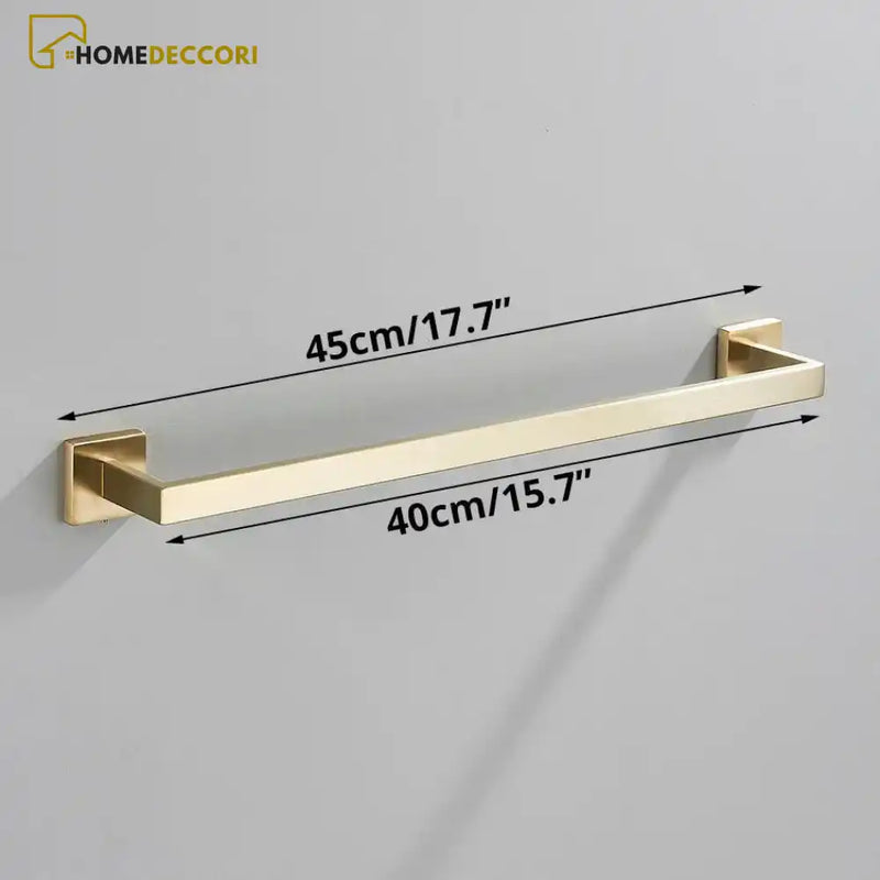 Acessórios para Banheiro Inox 304 Ouro Escovado Shine - Homedeccori