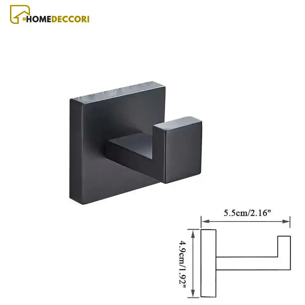 Acessórios para Banheiro Inox 304 Preto Fosco Shine - Homedeccori