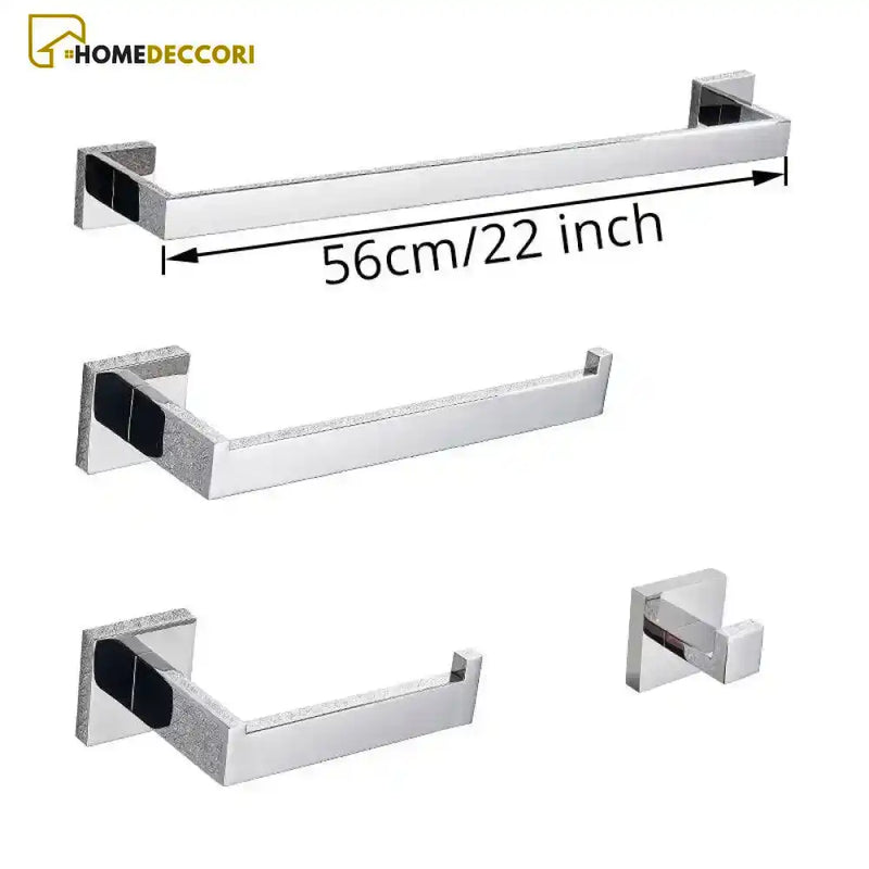 Acessórios para Banheiro Inox 304 Cromado Shine - Homedeccori