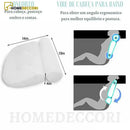 Almofada Para Banheira Spa Branca De Luxo 3d Antiderrapante - Homedeccori