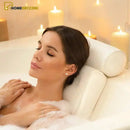 Almofada Para Banheira Spa Branca De Luxo 3d Antiderrapante - Homedeccori