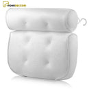 Almofada Para Banheira Spa Branca De Luxo 3d Antiderrapante - Homedeccori