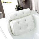Almofada Para Banheira Spa Branca De Luxo 3d Antiderrapante - Homedeccori