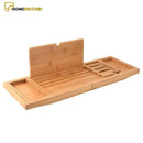 Bandeja Para Banheiras De Bambu Luxo Telescópica - Homedeccori