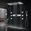 Ducha De Teto Embutir Inox 90x30 LED Bluetooth Spa Torrente
