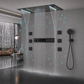 Ducha De Teto Embutir Inox 90x30 LED Bluetooth Spa Torrente