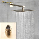 Chuveiro Quadrado inox Slim Parede West Village - Homedeccori