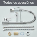 Torneira Gourmet Monocomando Spray Duo Harvy