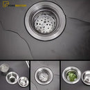 Cuba Gourmet Cozinha Inox Preto Quadrada Com Acessórios Preta