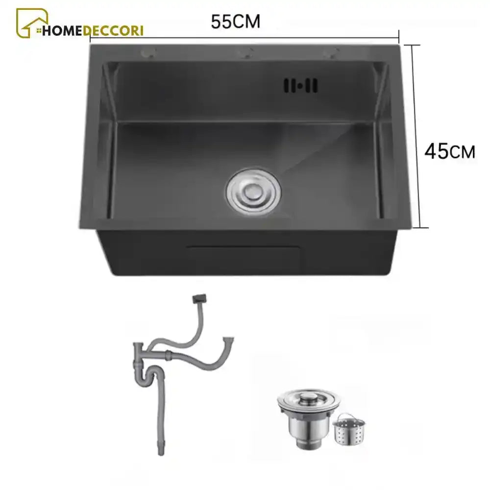 Cuba Gourmet Cozinha Pia Multifuncional Inox Preto-55X45Cm / Á Pronto Entrega Cuba Gourmet Pia De