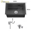 Cuba Gourmet Cozinha Pia Multifuncional Inox Preto-55X45Cm / Á Pronto Entrega Cuba Gourmet Pia De