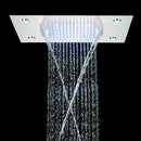 Chuveiro De Teto Embutir Cascata Inox LED Spa AquaLuminos