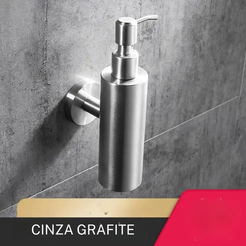 A Fazer Dispenser Sabonete Líquido Parede 200Ml Stationflow Cinza Grafite 2 / Entrega De 15 Á 18