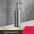 A Fazer Dispenser Sabonete Líquido Parede 200Ml Stationflow Cinza Grafite / Entrega De 15 Á 18 Dias