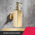 A Fazer Dispenser Sabonete Líquido Parede 200Ml Stationflow Ouro Escovado / Entrega De 15 Á 18 Dias