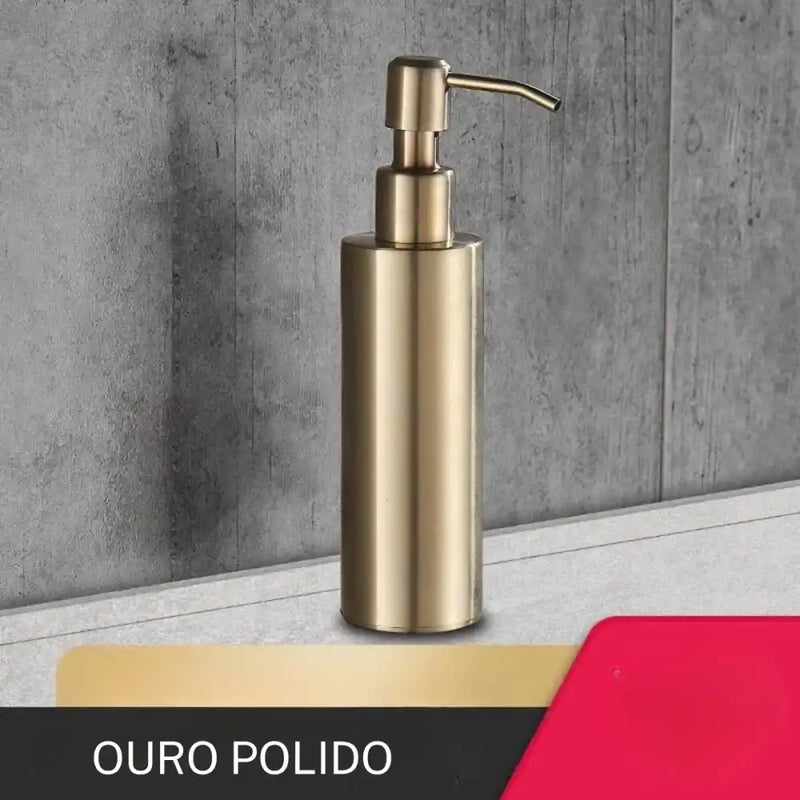 A Fazer Dispenser Sabonete Líquido Parede 200Ml Stationflow Ouro Polido 1 / Entrega De 15 Á 18 Dias