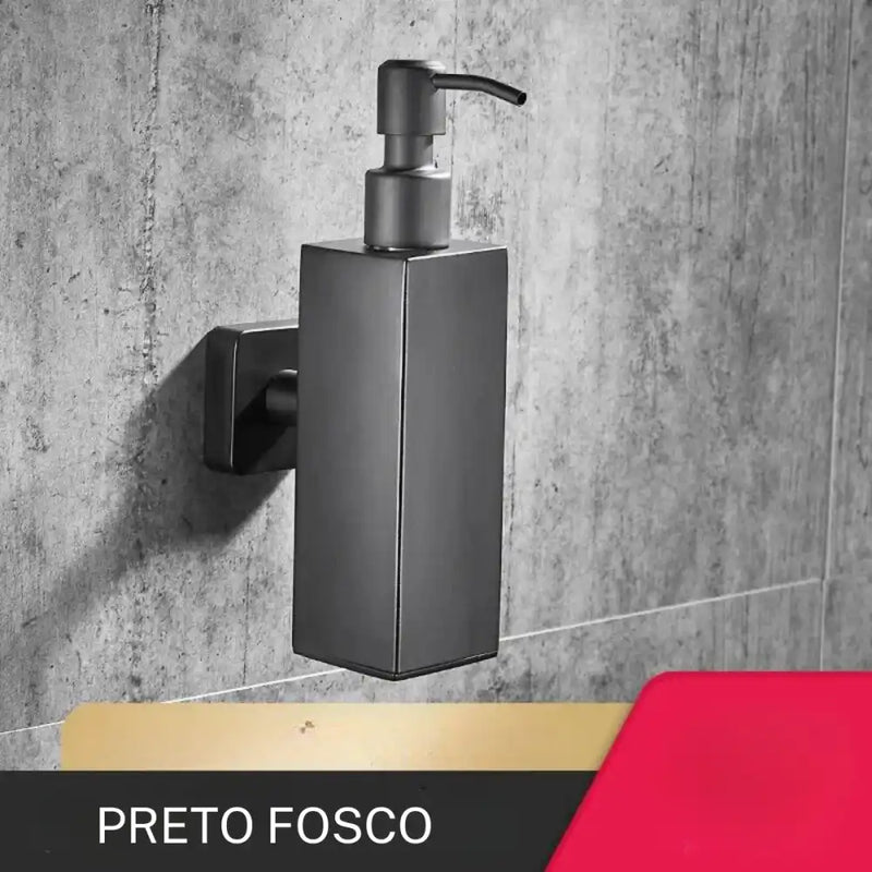 A Fazer Dispenser Sabonete Líquido Parede 200Ml Stationflow Preto Fosco / Entrega De 15 Á 18 Dias