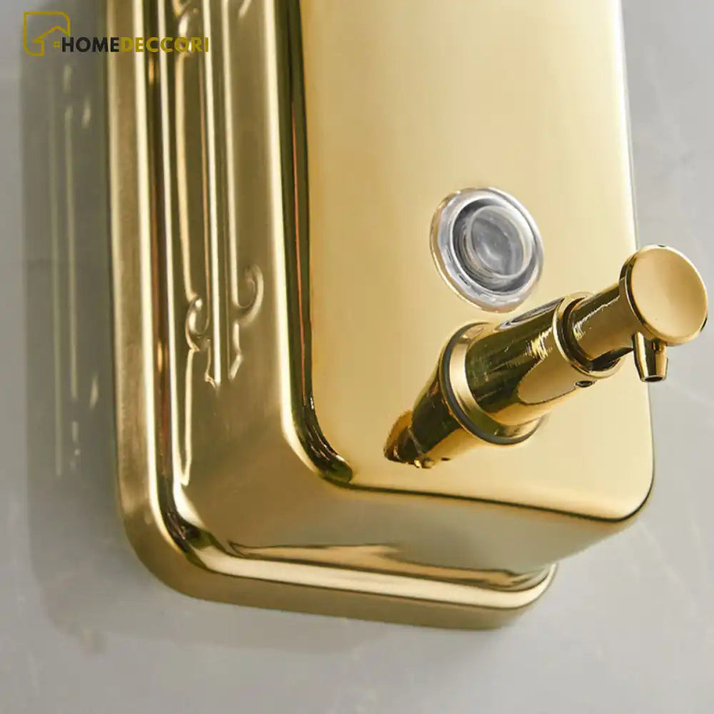 Dispenser Sabonete Líquido Parede Inox Banheiro Lavatório Station - Homedeccori