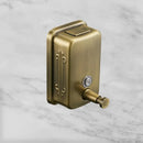 A Fazer Dispenser Sabonete Líquido Parede Inox Banheiro Lavatorio Station Vintage/800 Ml / Entrega