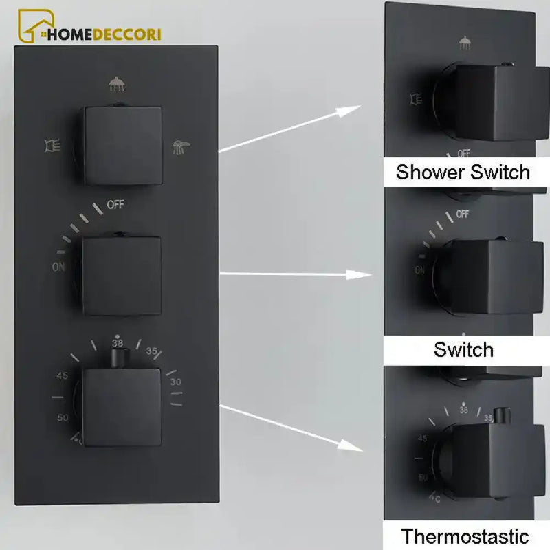 Chuveiro Cascata Parede Inox Conjunto Completo Spa Urban - Homedeccori