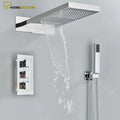 Chuveiro Cascata Parede Inox Conjunto Completo Spa Urban - Homedeccori