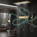Ducha De Teto Embutir Inox 90x30 LED Bluetooth Spa Majestic