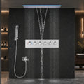 Ducha De Teto Spa Inox Aura Jet 90x30cm LED E Som | Homedeccori