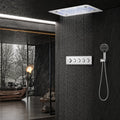 Ducha De Teto Embutir Inox 58x38 LED Bluetooth Spa Vortex