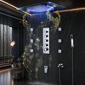 Ducha de Teto Embutir Spa Inox 58x38 LED Bluetooth Prime
