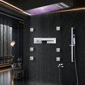 Ducha de Teto Embutir Spa Inox 90x30cm LED Bluetooth Stellar