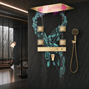Ducha De Teto Embutir Inox 58x38 LED Bluetooth Spa Rivoli