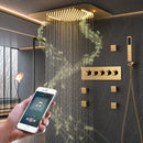 Ducha de Teto Embutir Spa Inox 58x38 LED Bluetooth Prime