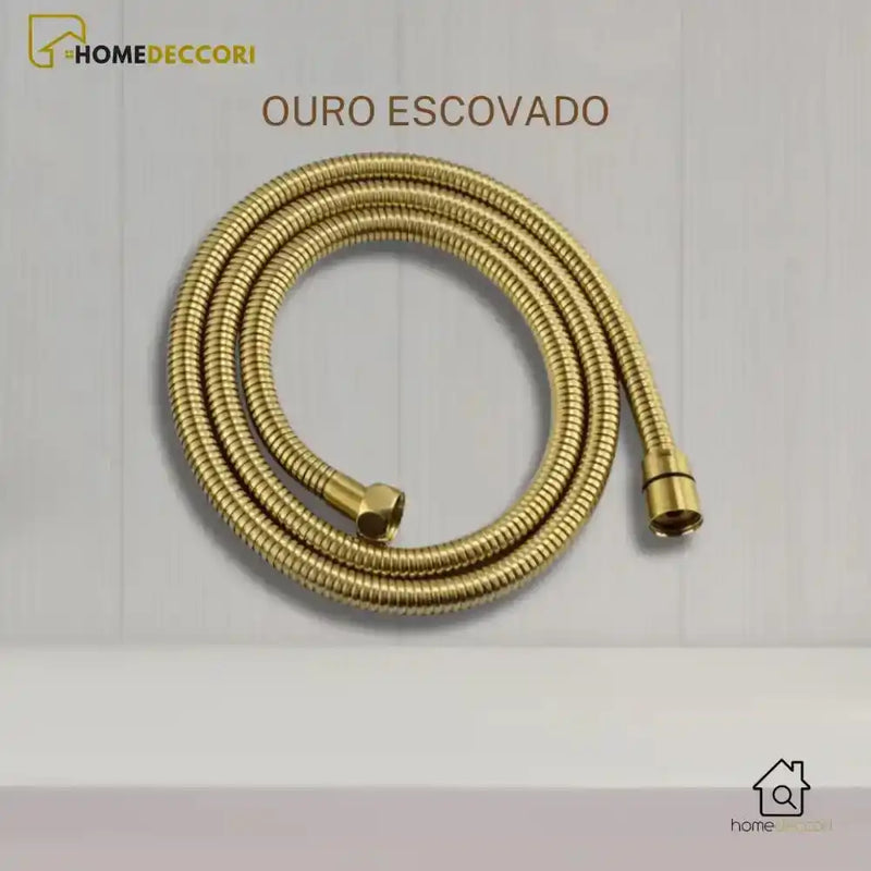 Ducha Manual De Alta Pressão Parede Metal Para Banheiro Serenidad - Homedeccori