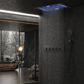 Ducha De Teto Embutir Inox 58x38 LED Bluetooth Spa Vortex