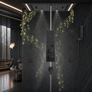 Ducha De Teto Embutir Inox 63x33 LED Bluetooth Spa Lumière