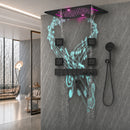 Ducha De Teto Embutir Inox 58x38 LED Bluetooth Spa Rivoli
