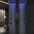 Ducha De Teto Embutir Inox 70x35 LED Bluetooth Spa Sonata