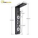 Ducha Vertical Spa Hidromassagem Palazzi Cascata Led Display Digital Inox - Homedeccori