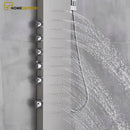 Ducha Vertical Spa Infinity Hidromassagem Cascata Led Display Digital Inox - Homedeccori