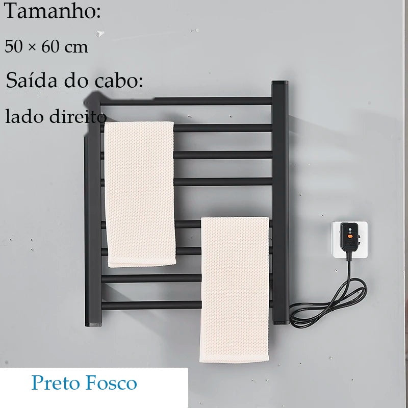 Toalheiro Elétrico Térmico Alumínio Com Visor Digital Tirano