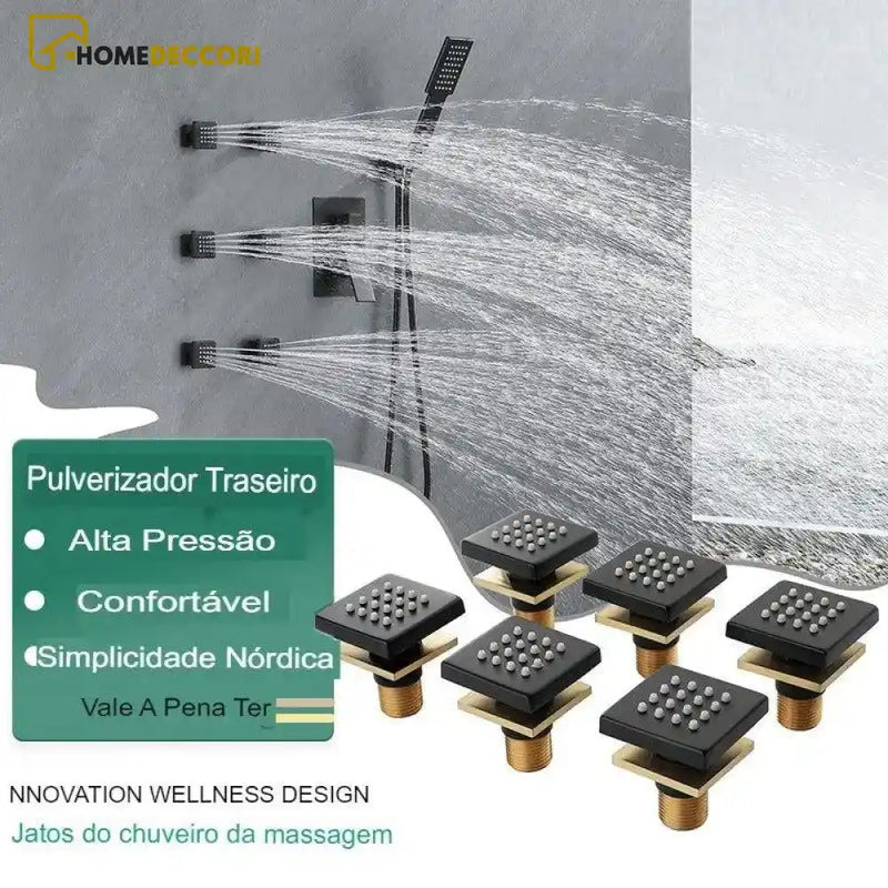 Jatos corporais de hidromassagem Spa Personalizado - Homedeccori