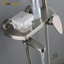 Misturador De Parede Para Banheira Monocomando Inox Azure Misturador De Parede