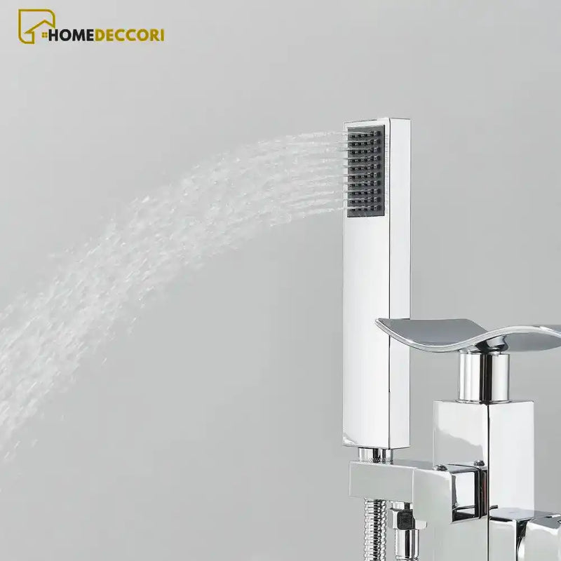 Torneira De Piso Para Banheira Cascata Misturador Monocomando EastRive - Homedeccori