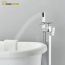 Torneira De Piso Para Banheira Cascata Misturador Monocomando EastRive - Homedeccori